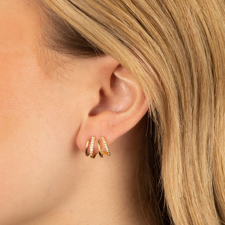 Amélie | earcuff oorbellen met sprankelende details