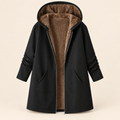 Lyra – Cozy Sherpa-Lined Hooded Coat